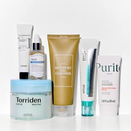 Premium K-Beauty 5-Step Glass Skin Routine Box